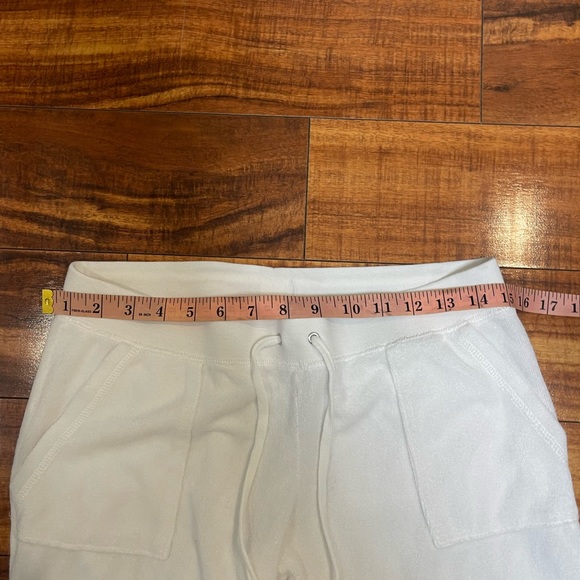 Juicy Couture Women’s White Terry Pants Medium - Picture 7 of 7